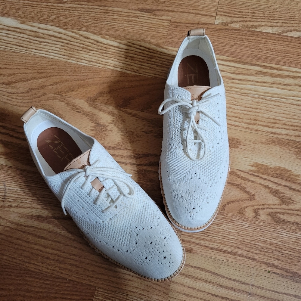 White Mesh Cole Haan Sneakers